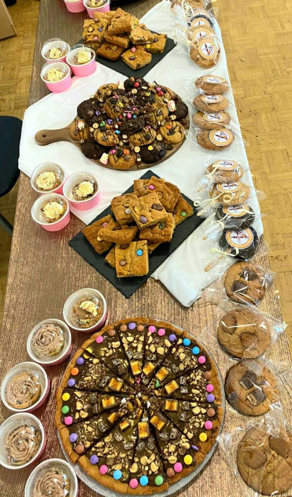 Cookie Table Arrangement